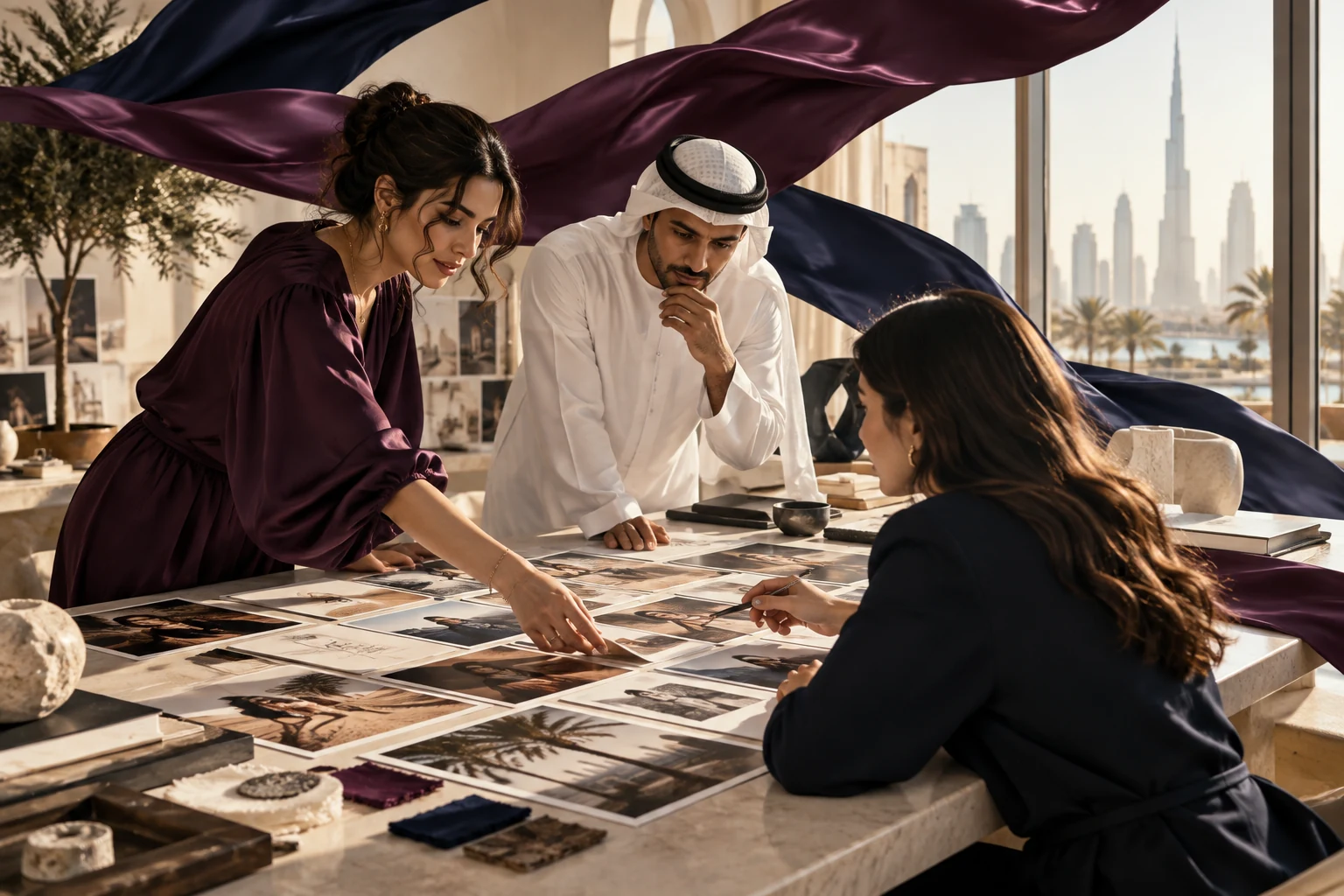 Human creativity in a sculptural environment